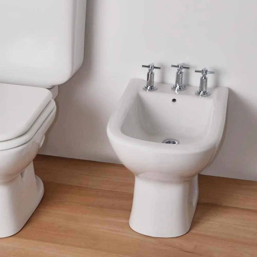 Ferrum Bari Bidet De 3 Agujero Blanco - Image 2