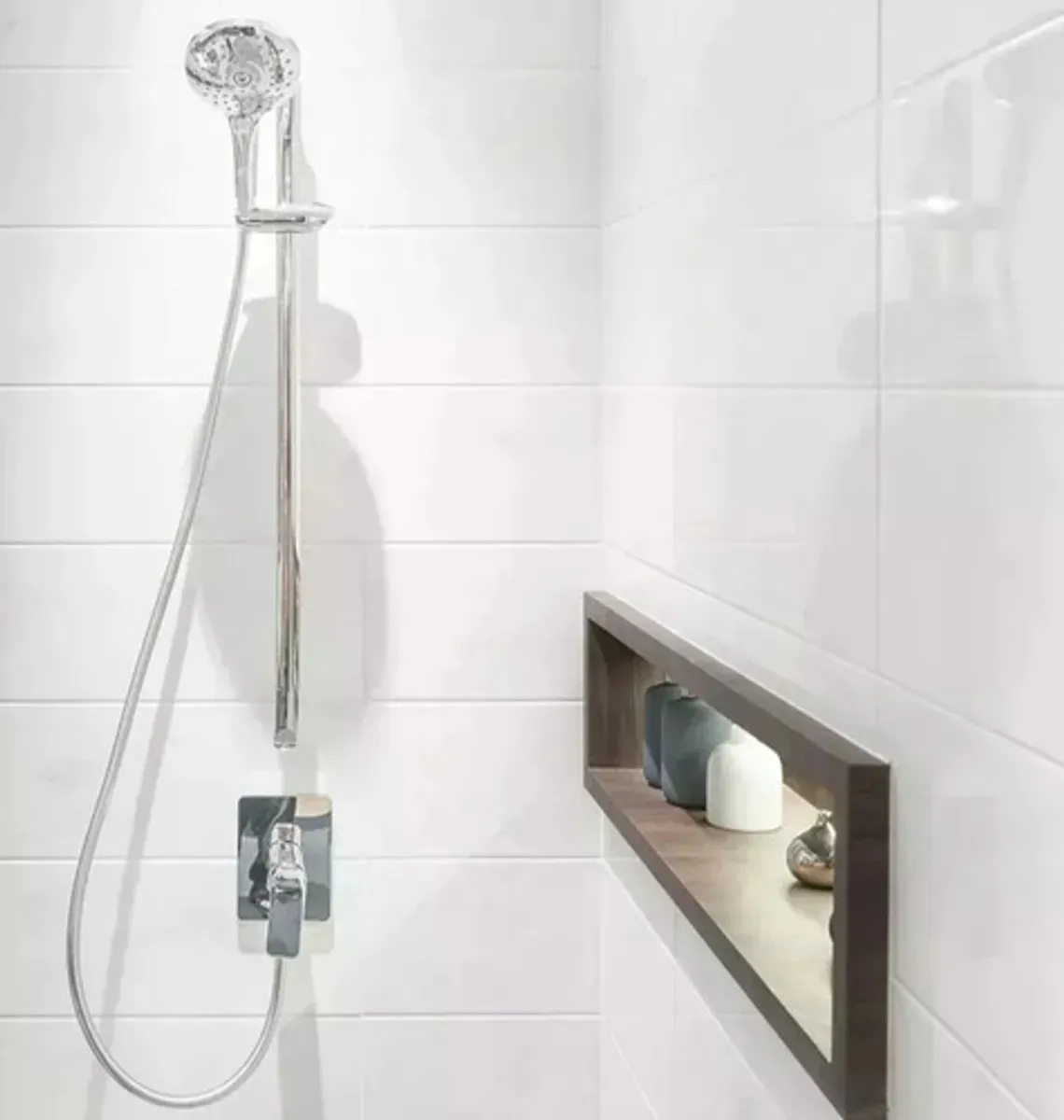 Ceramico Pared 33x45 Blanco Brillante Perla San Lorenzo 2da - Image 3