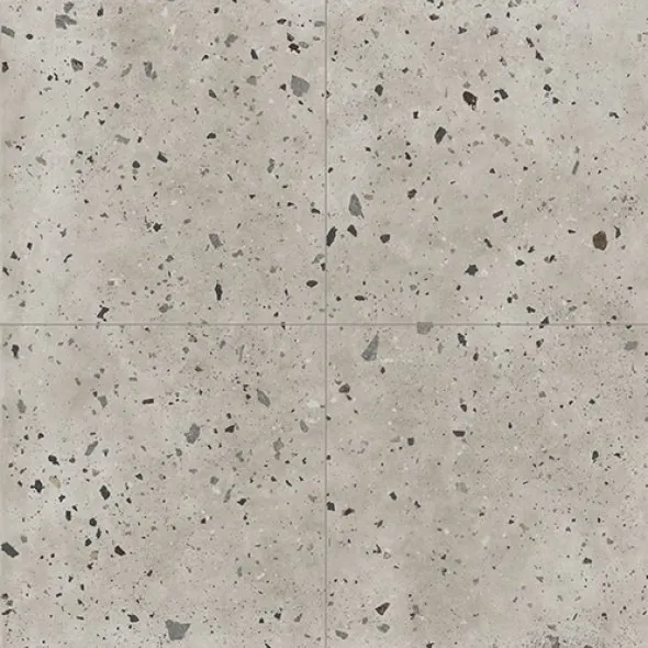 Porcelanato Vite 80x80 Fiocco Light Grey Simil Terrazo - Image 2