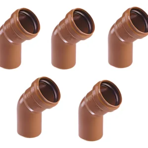 Codo 45° Hembra - Hembra Ø63mm Awaduct X 5 Unidades