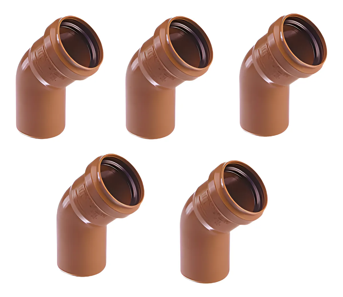 Codo 45° Hembra - Hembra Ø63mm Awaduct X 5 Unidades