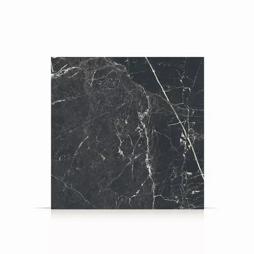 Porcelanato Alberdi 80x80 Simil Marmol Akros Black