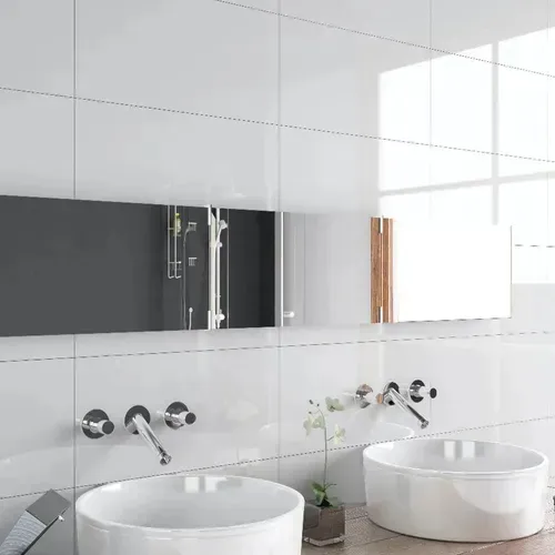 Ceramico Pared 33x45 Blanco Brillante Perla San Lorenzo 2da - Image 2