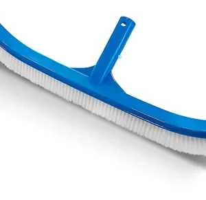 Cepillo Piso Pared Piscina Vulcano Curvo 46 Cm Plastico