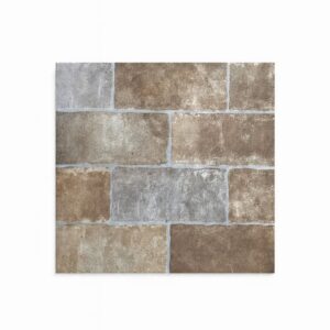 Cerámica Salteña Simil Piedra Viña Marrón 43x43