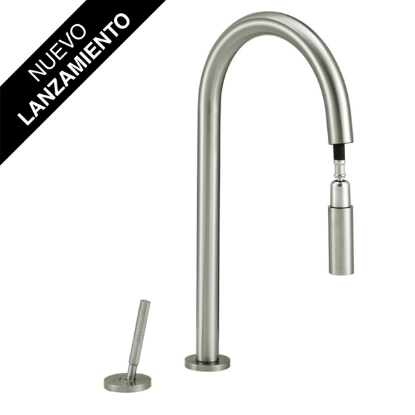 Combo Cocina Peirano Bacha Acero Niquel Griferia Beat Monoc - Image 2