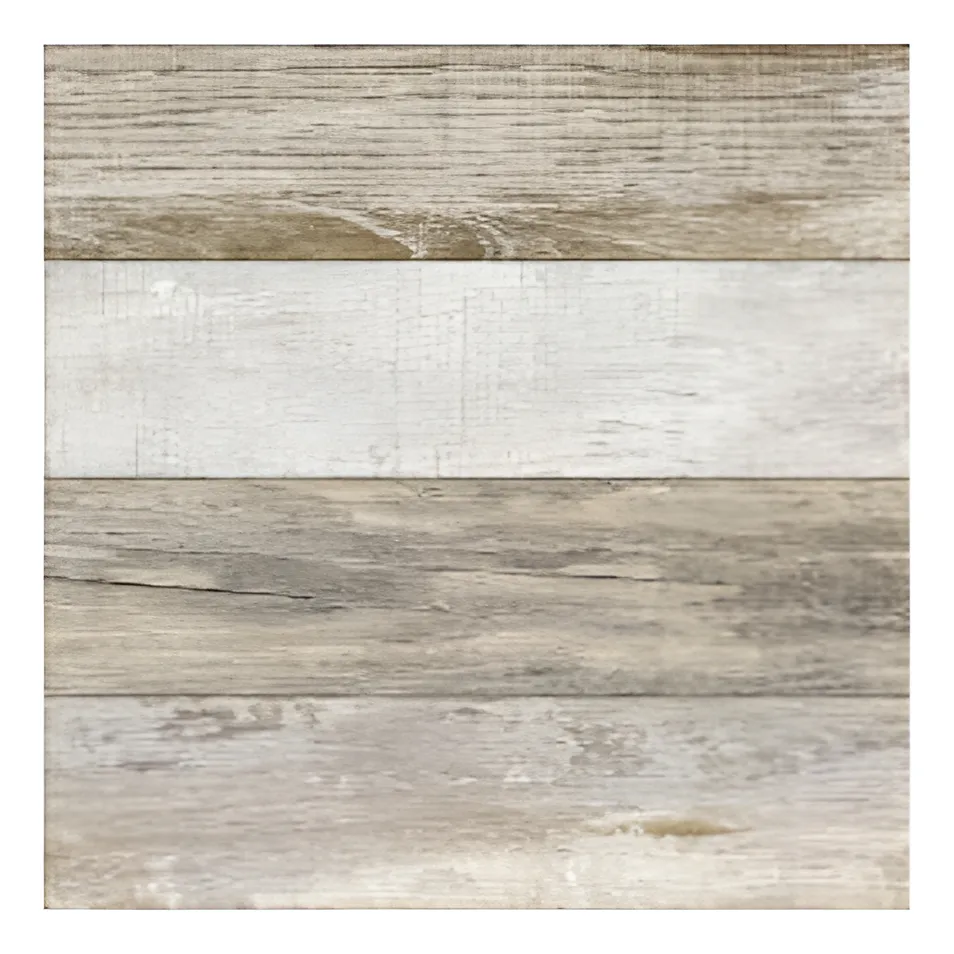 Cerámica Salteña Nogal Gris 43x43 Cm Simil Madera