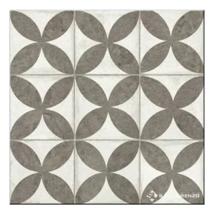 Ceramica Flower Black San Lorenzo 45,3x45,3