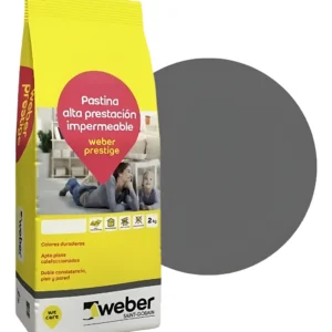 Pastina Weber Prestige 2kg Plomo Antihongo Impermeable