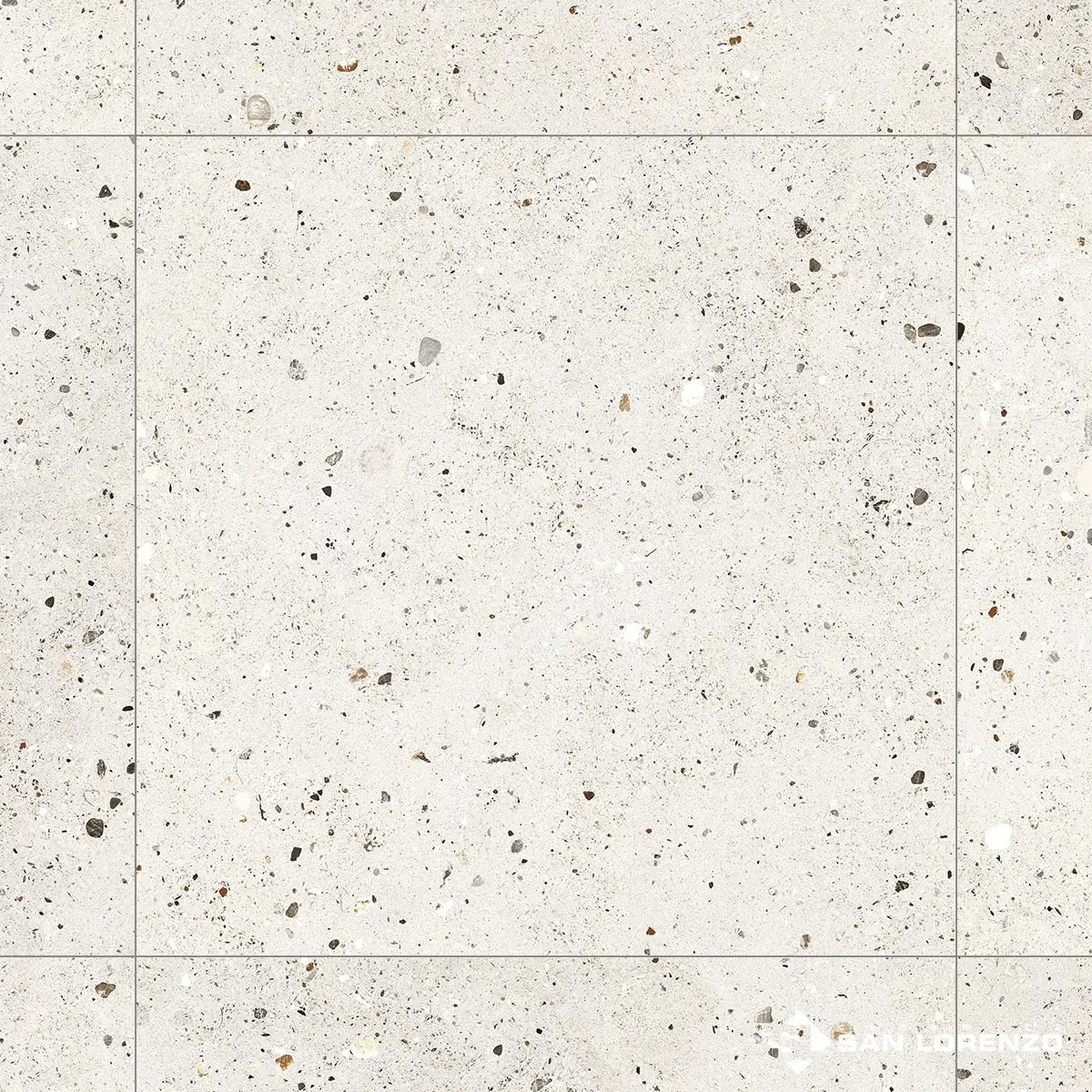 Ceramica San Lorenzo Fides Hueso 45x45 Simil Terrazo - Image 2