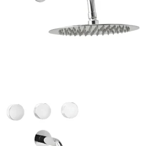 Griferia Ducha Fabric Cromo Peirano 80-100c C/transferencia