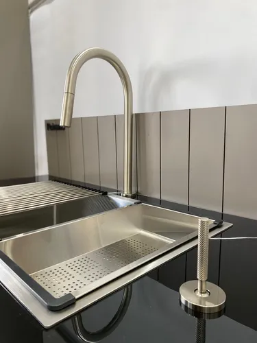 Combo Cocina Peirano Bacha Acero Niquel Griferia Beat Monoc - Image 3