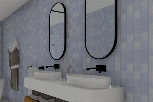 Ceramica 30x45 Piedra Bali Azul Cortines Satinado - Image 3