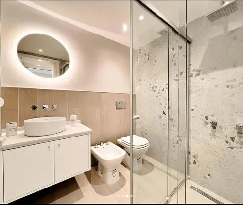 Porcelanato Alberdi Oporto Beige 80x80 Simil Terrazo - Image 3