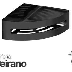 Organizador Ducha Esquinero Peirano Color Negro Mate 21200n