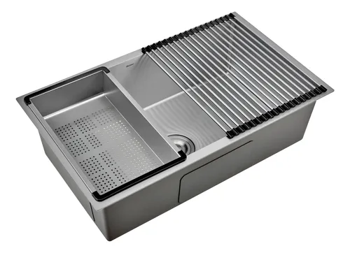 Bacha Niquel Cocina Peirano Acero Inoxidable 75x45x22