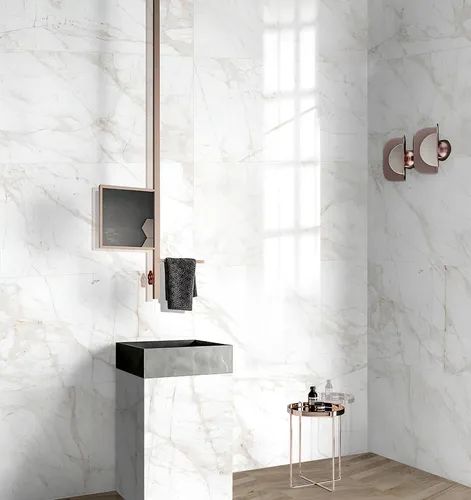 Porcelanato 58x117 Cerro Negro Spider Pulido Simil Calacatta - Image 3