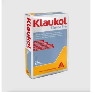 Pegamento Klaukol Blanco Pro 25kg Piscinas Piletas Venecitas