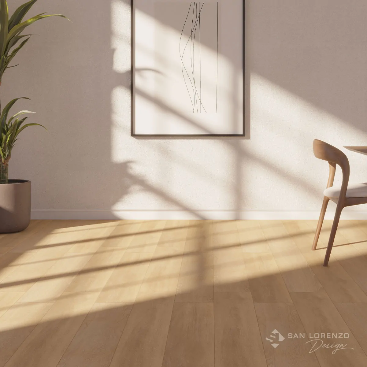 Porcelanato Saing Miel Simil Madera 20x120 San Lorenzo - Image 3