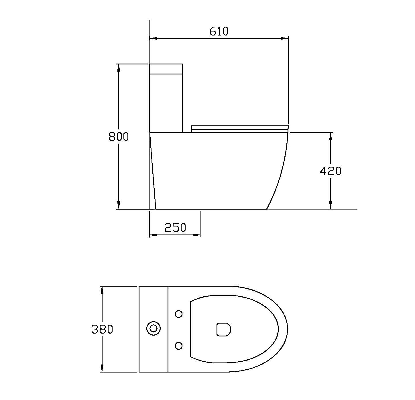 Juego de baño peirano stone blanco inodoro asiento deposito y bidet - Image 2