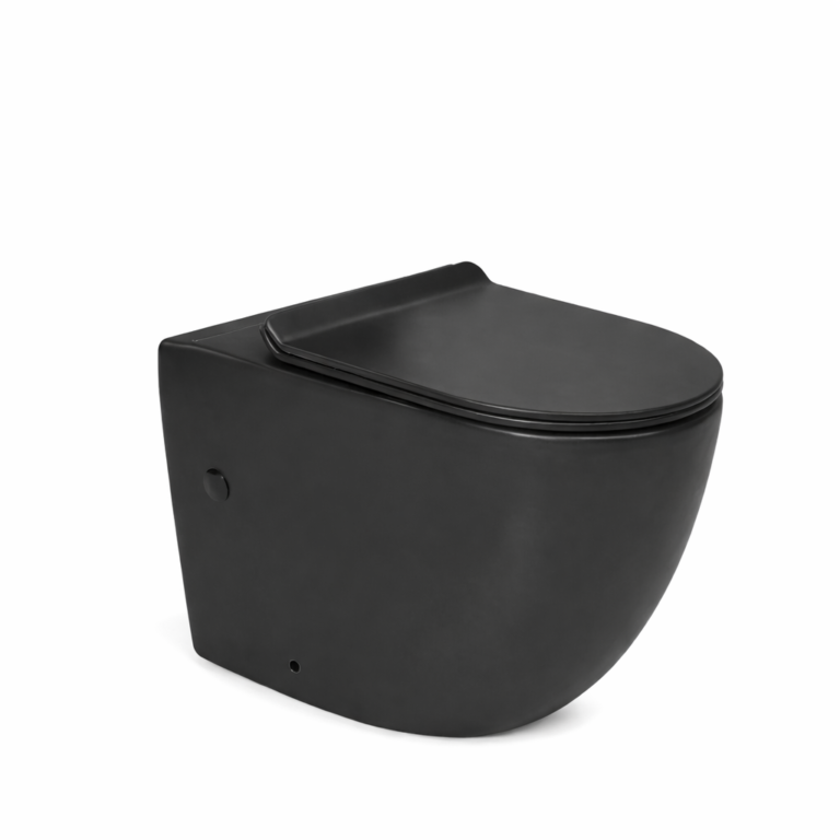 Inodoro-Negro-Peirano-Stone-con-Asiento