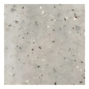 Porcelanato Vite 80x80cm Fiocco Light Grey Simil Terrazo