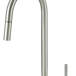 Griferia Peirano Cocina Moncomando Linea Beat Joystick Niquel