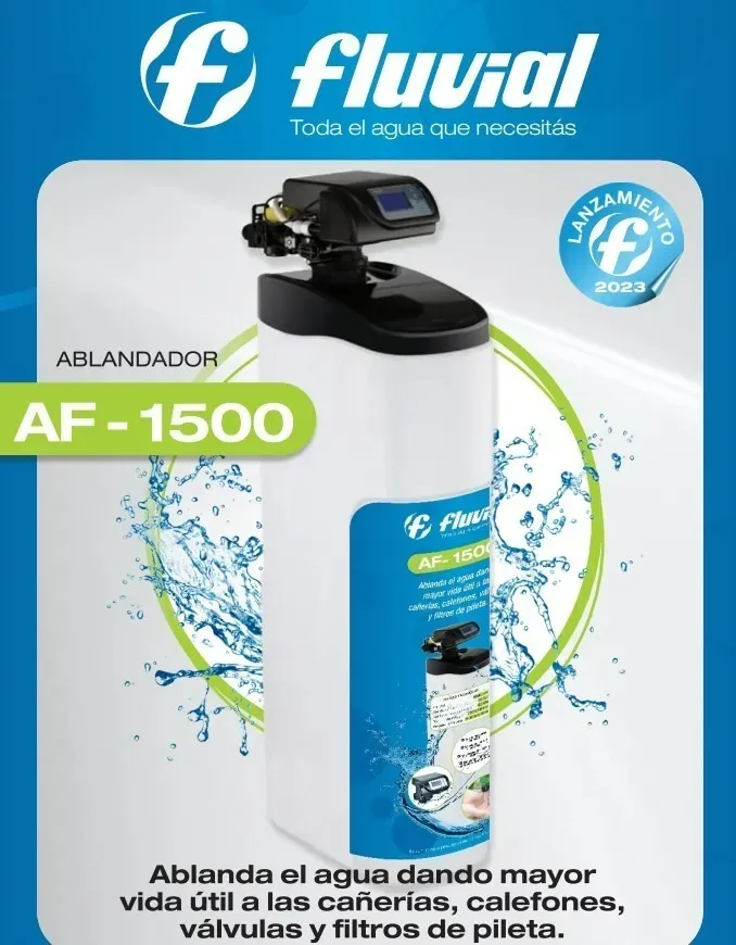 Fluvial Ablandador de agua Automatico antisarro af-1500