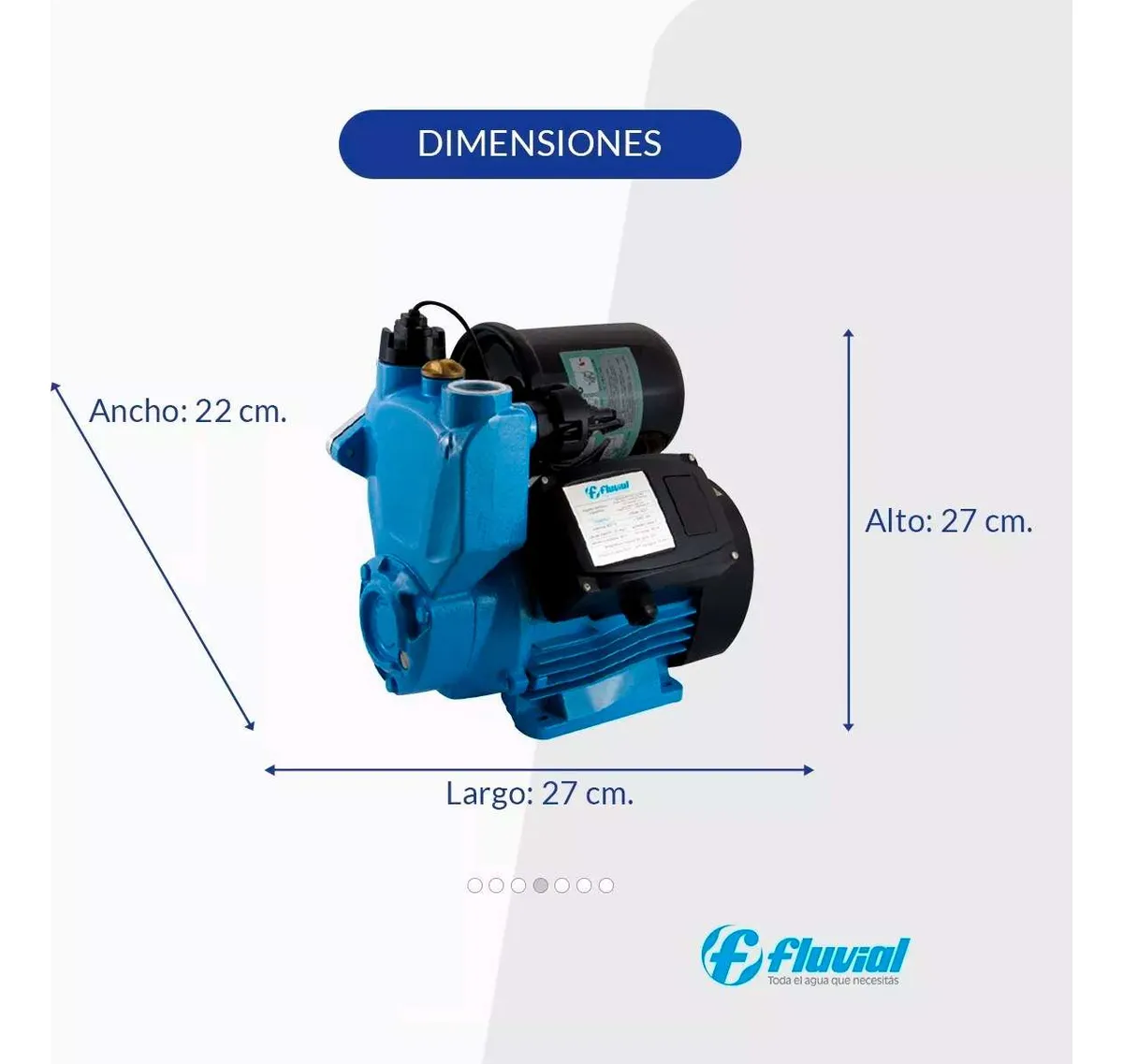 Bomba Presurizadora Fluvial Compact Mini 0,3 HP
