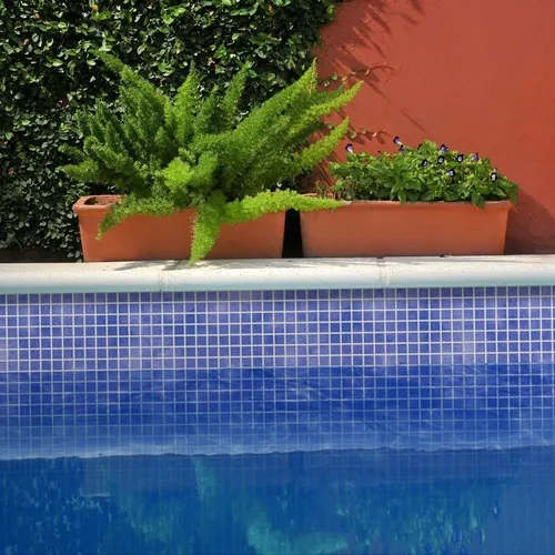 Ceramica Simil Venecitas San Lorenzo Para Pileta Veneciano Aguamarina 33x33