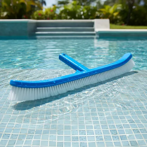 Cepillo Pileta Vulcano Piso Pared Piscina curvo 46cm