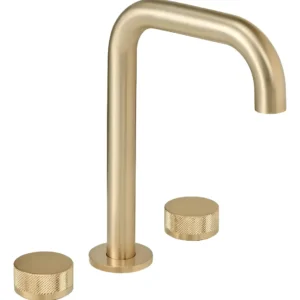 Griferia Peirano lavatorio doble comando linea fabric gold 60-100g