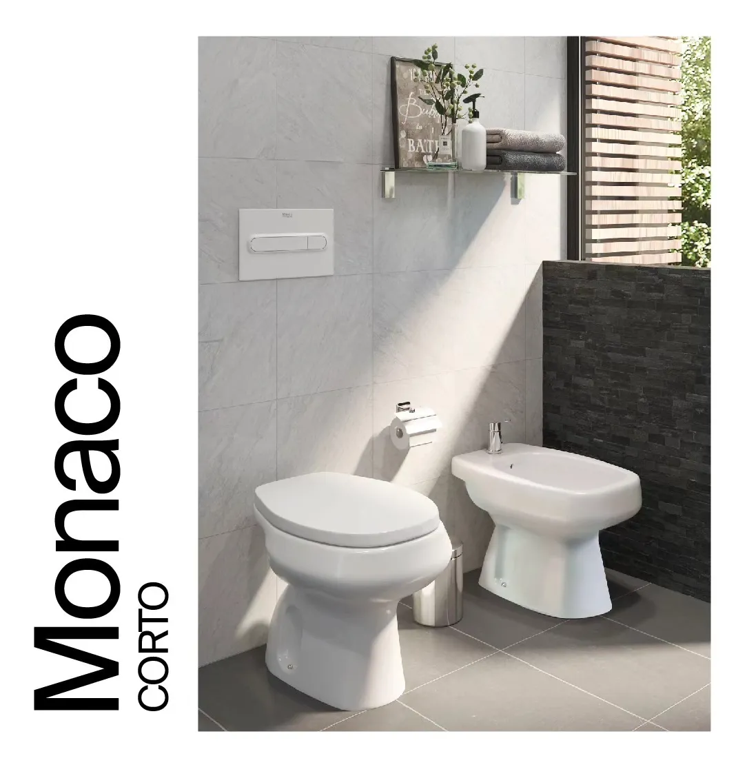 Roca Sanitarios Monaco Inodoro corto blanco