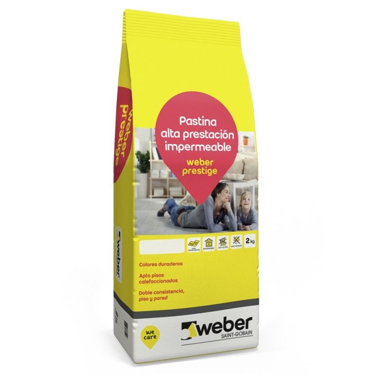 Pastina Weber Prestige X 2kg Habano Porcelanato
