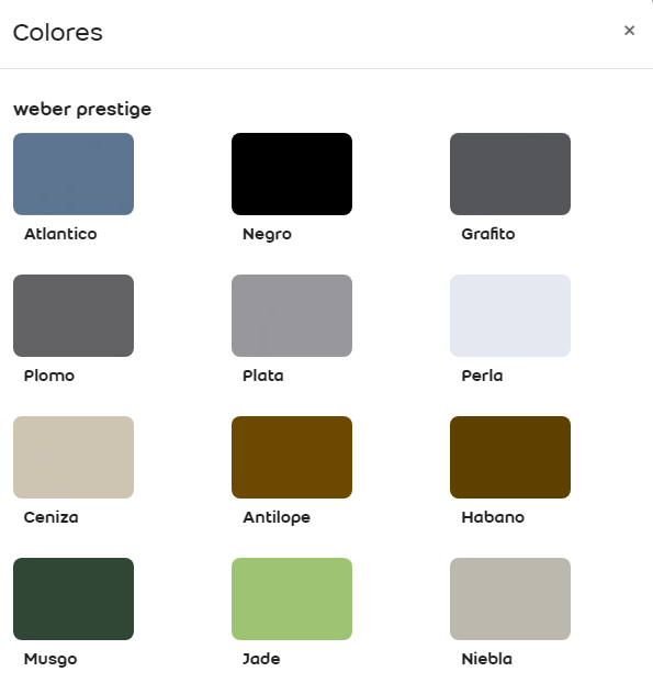 Paleta colores pastina