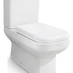 Combo de baño sanitario aranjuez inodoro tapa cierre suave y mochila de descarga
