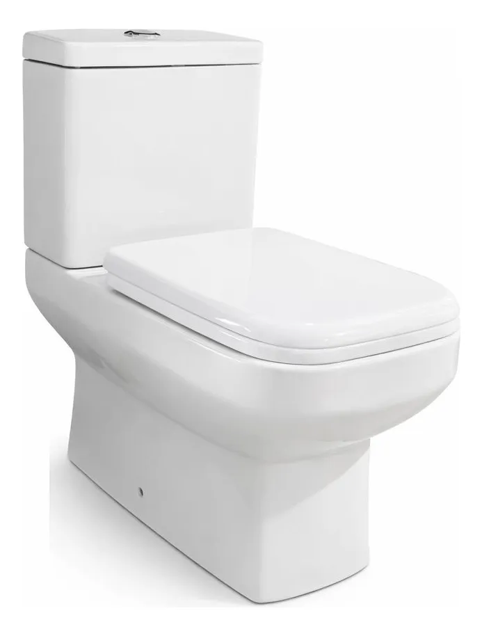 Combo de baño sanitario aranjuez inodoro tapa cierre suave y mochila de descarga