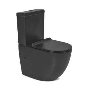 Juego de baño Negro modelo Stone de Peirano