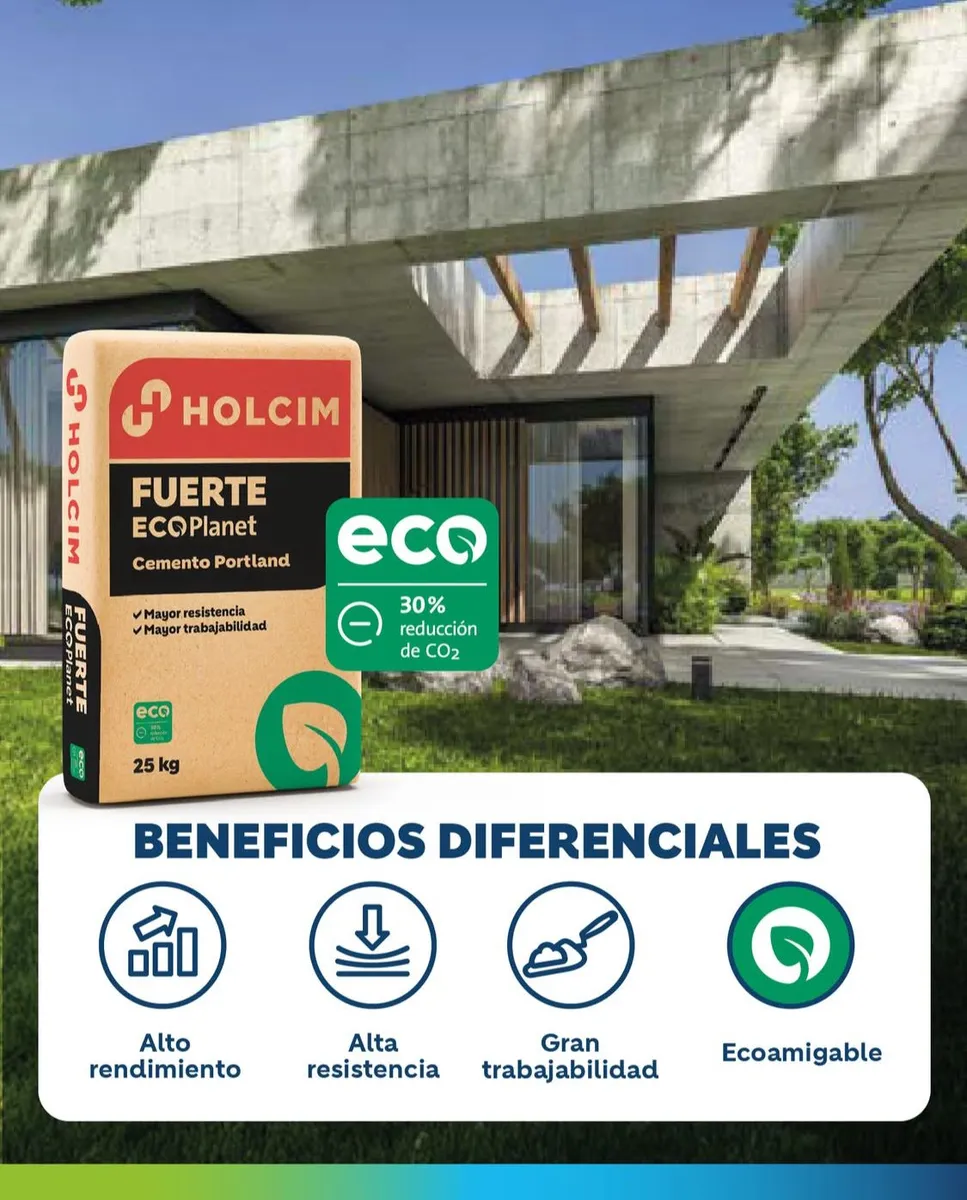 Cemento Economico Holcim x 25Kg - Materiales Nuciari