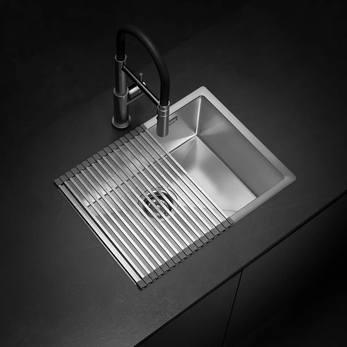 Pileta Bacha Cocina Acero Johnson Signature Enkel 55 55x42x22cm acero 304
