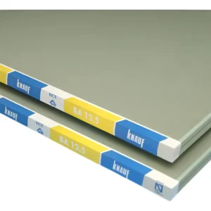 Placas de Yeso Impregnada 12,5mm espesor Knauff 1,20 x 2,40 metros