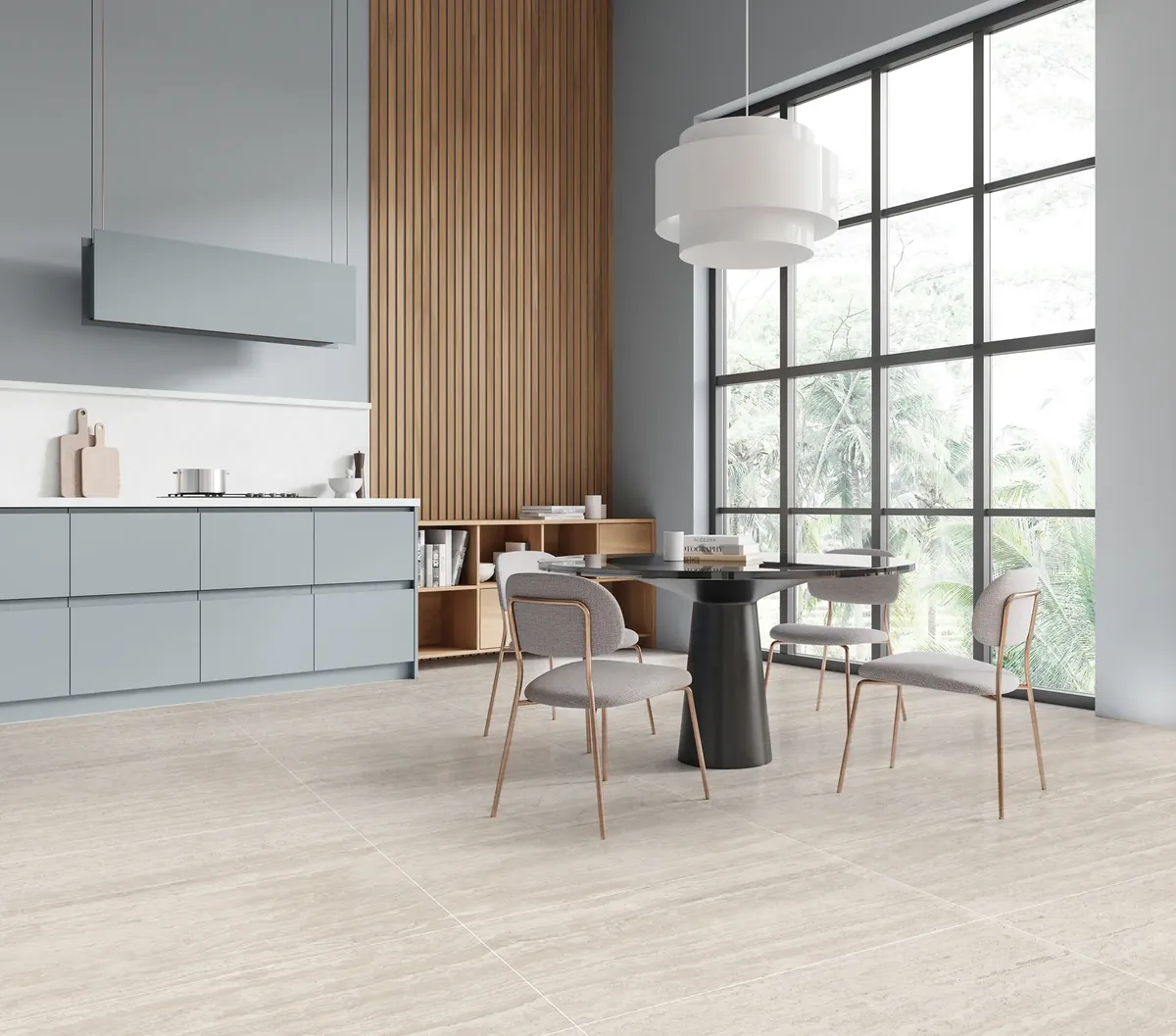 Porcelanato Alberdi 60x120 savona beige pulido
