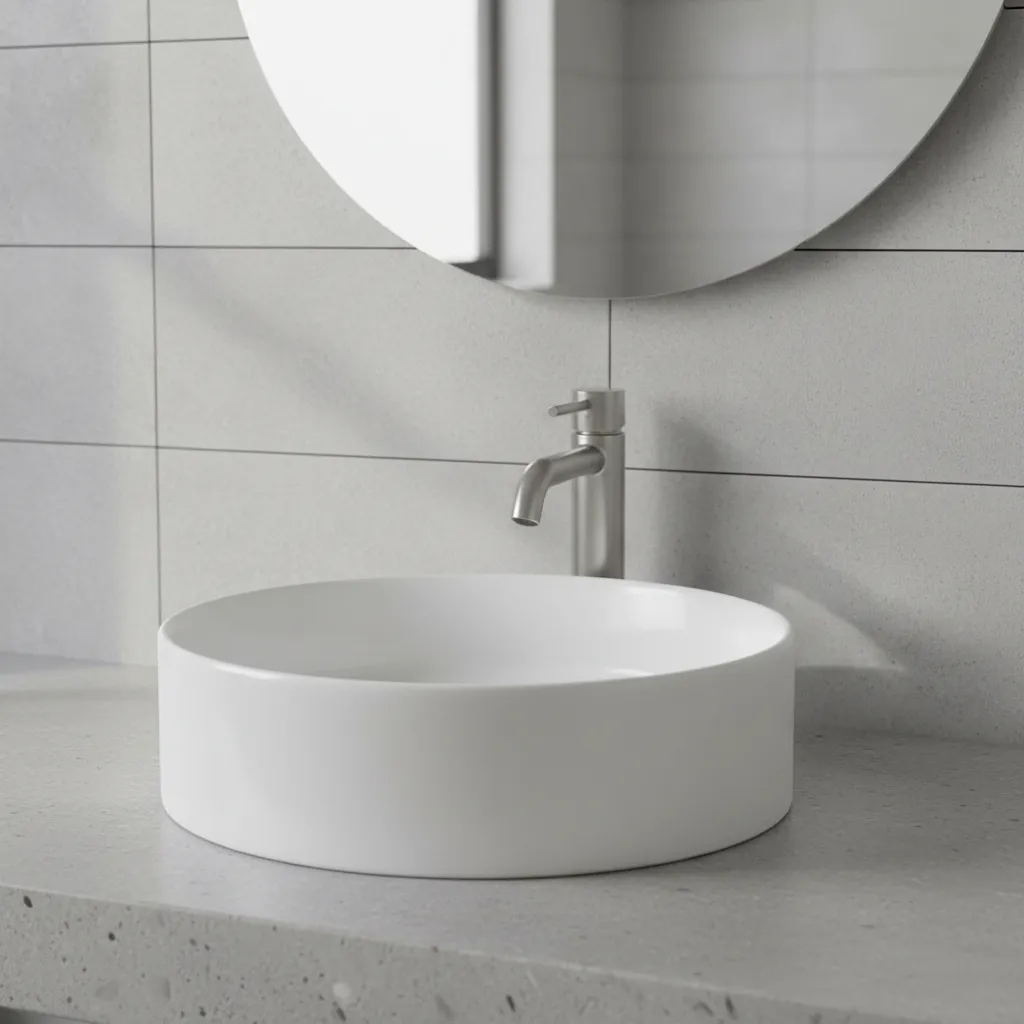 Bacha redonda Peirano color blanco BCH - 11 diametro 40cm