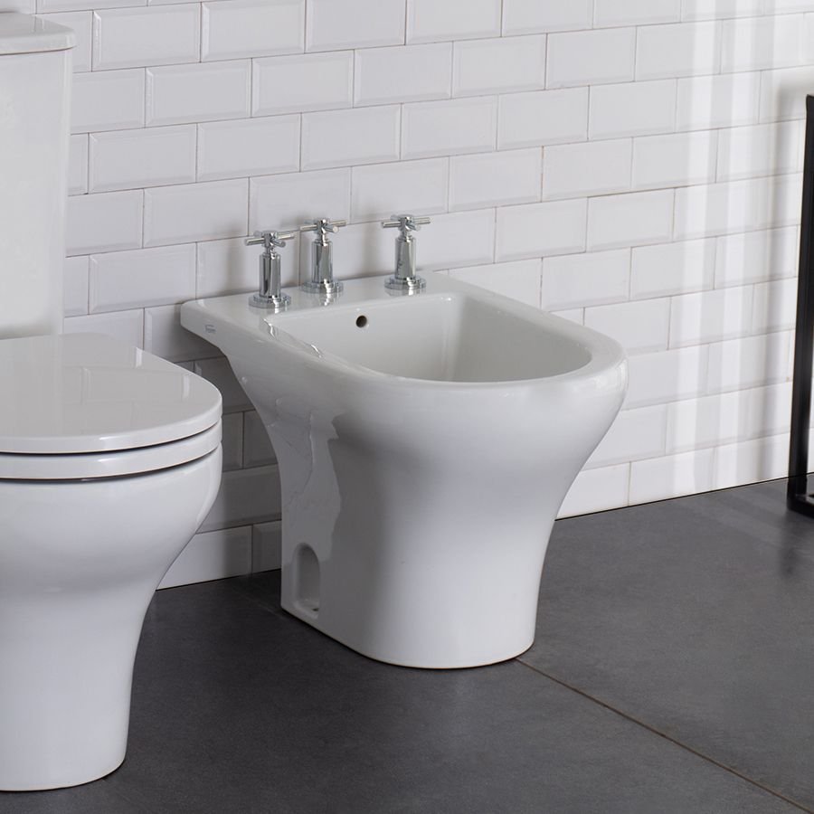 Bidet Ferrum Veneto 3 agujeros blanco BTA3J-B