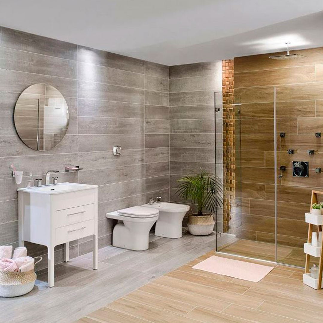 Ferrum Inodoro Corto Baño Linea Varese Blanco