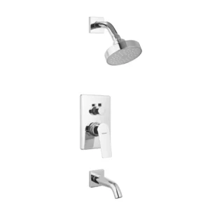 Griferia Peirano Ducha Monocomando Cromo Linea Rio