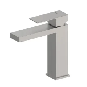 Griferia Peirano Monocomando Lavatorio Bajo Baño Linea Mat Acero Mate