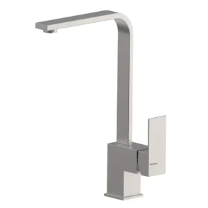 Griferia Peirano Cocina Monocomando Linea Mat Acero Mate